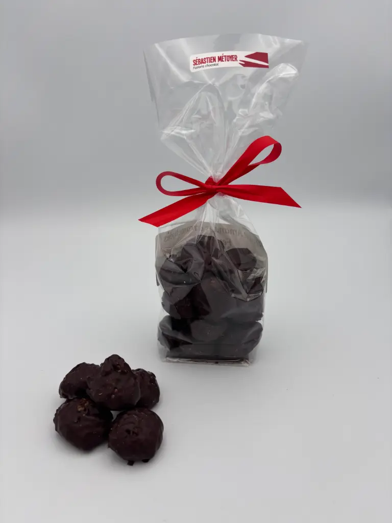 Pralinés d'amandes caramélisées feuilletés 